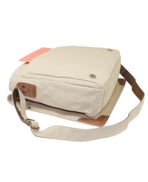 Ultra-thin casual canvas messenger bag