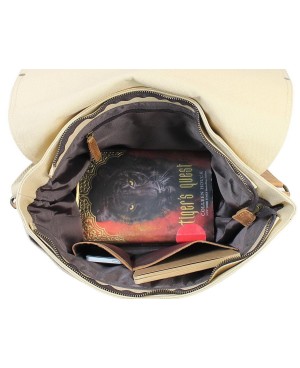 Ultra-thin casual canvas messenger bag