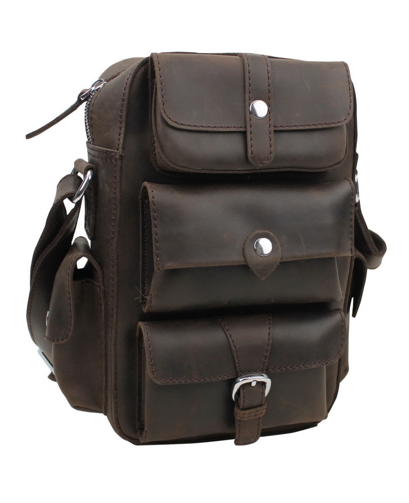 Leather insect crossbody bag