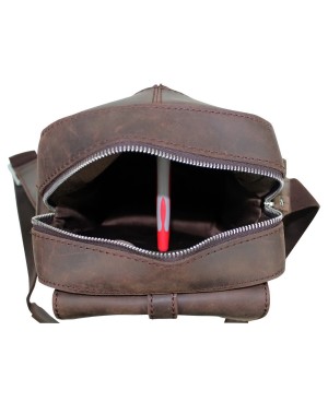 Leather insect crossbody bag