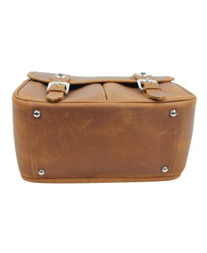 Full Grain Leather Crossbody Camera Bag
