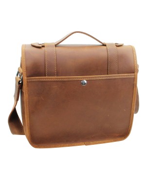 Full Grain Leather Crossbody Camera Bag