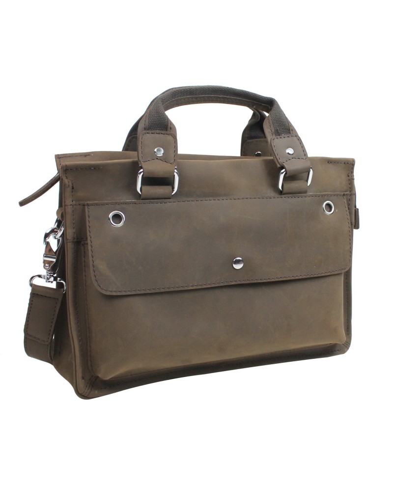 Men's and women's leather bags 13 inches