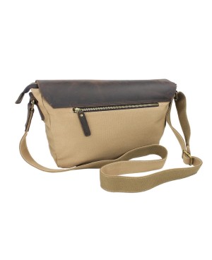 Casual canvas crossbody bag