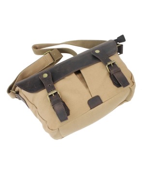 Casual canvas crossbody bag
