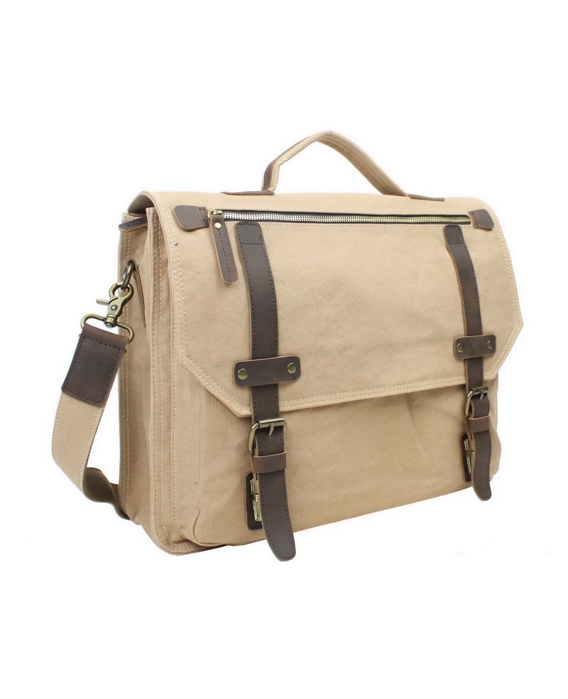 Classic Canvas Laptop Crossbody Bag