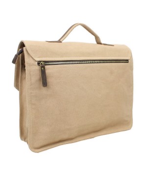 Classic Canvas Laptop Crossbody Bag