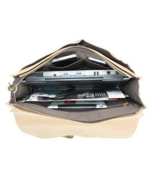 Classic Canvas Laptop Crossbody Bag