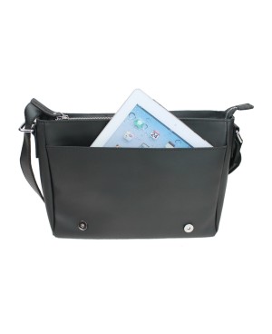 Casual Leather Asymmetric Crossbody Bag