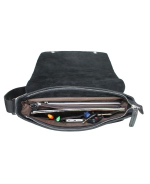 Casual Leather Asymmetric Crossbody Bag