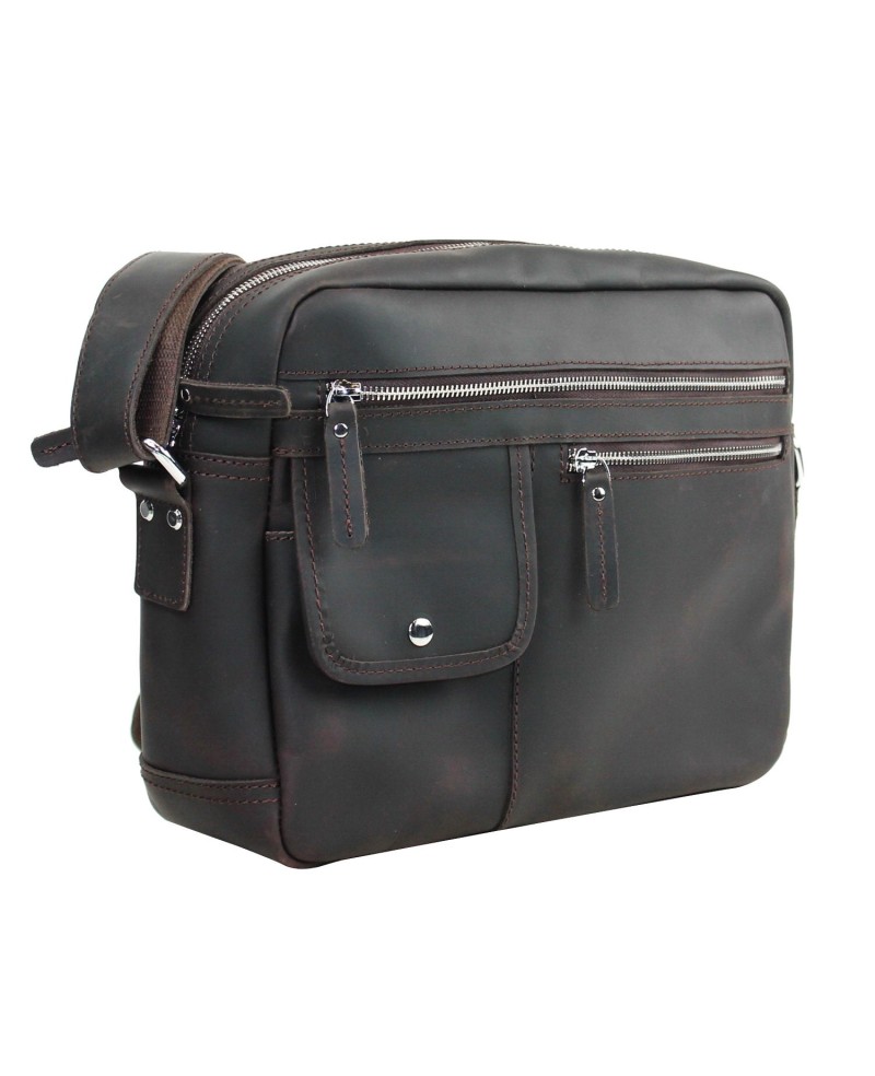 Cowhide Crossbody Laptop Bag