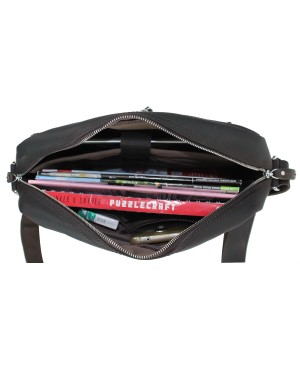 Cowhide Crossbody Laptop Bag