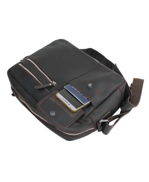 Cowhide Crossbody Laptop Bag