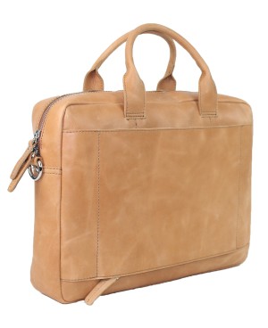Classic Medium Cowhide Crossbody Laptop Bag