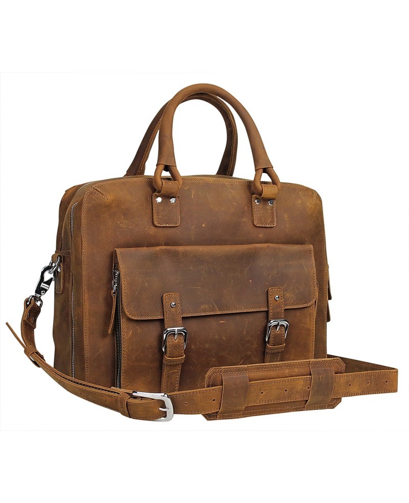 Leather Travel Tote