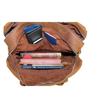 Leather Travel Tote