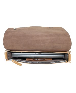 Men's and women's cowhide shoulder bags