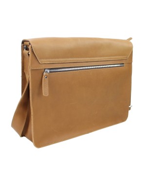 Men's and women's cowhide shoulder bags