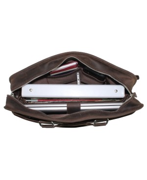 Cowhide Handheld Briefcase