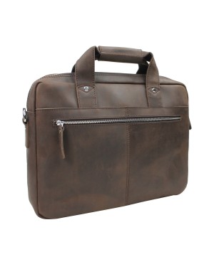 Classic Leather Medium Laptop Bag