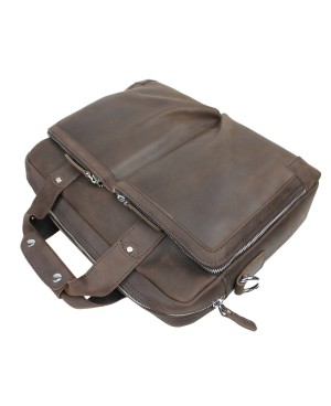 Classic Leather Medium Laptop Bag