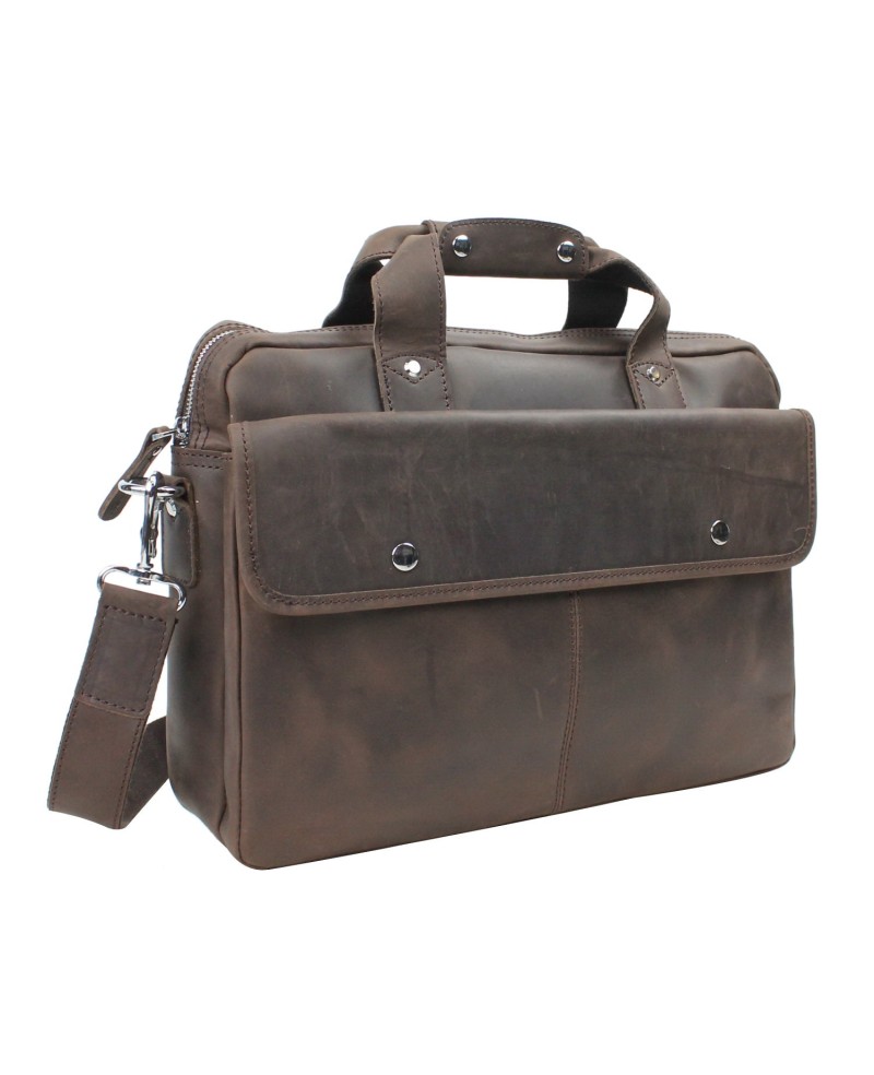 Leather Classic Medium Laptop Bag