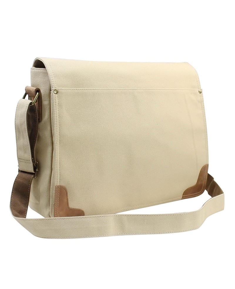 Ultra-thin casual canvas messenger bag